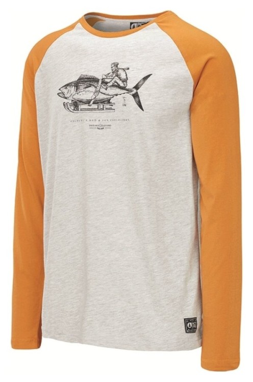 Picture Organic реглан Moment LS T grey melange L MTS664B-S