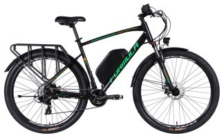 Велосипед з електроприводом 29" AL Formula eCURSOR MAN DD CS рама-21" 48B 17.5А*г 500Вт чорно-зелений 2026