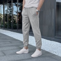 Чоловічі штани джогери з кишенями сірі Pobedov 95