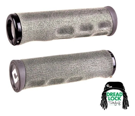 Грипси ODI Tinker Juarez Dread Lock Grip Graphite w/Black Clamp сірі із чорними замками OBOD_D36DLH-B