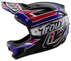 Вело шолом TLD D4 POLYACRYLITE HELMET; LINEAR [BLACK] M