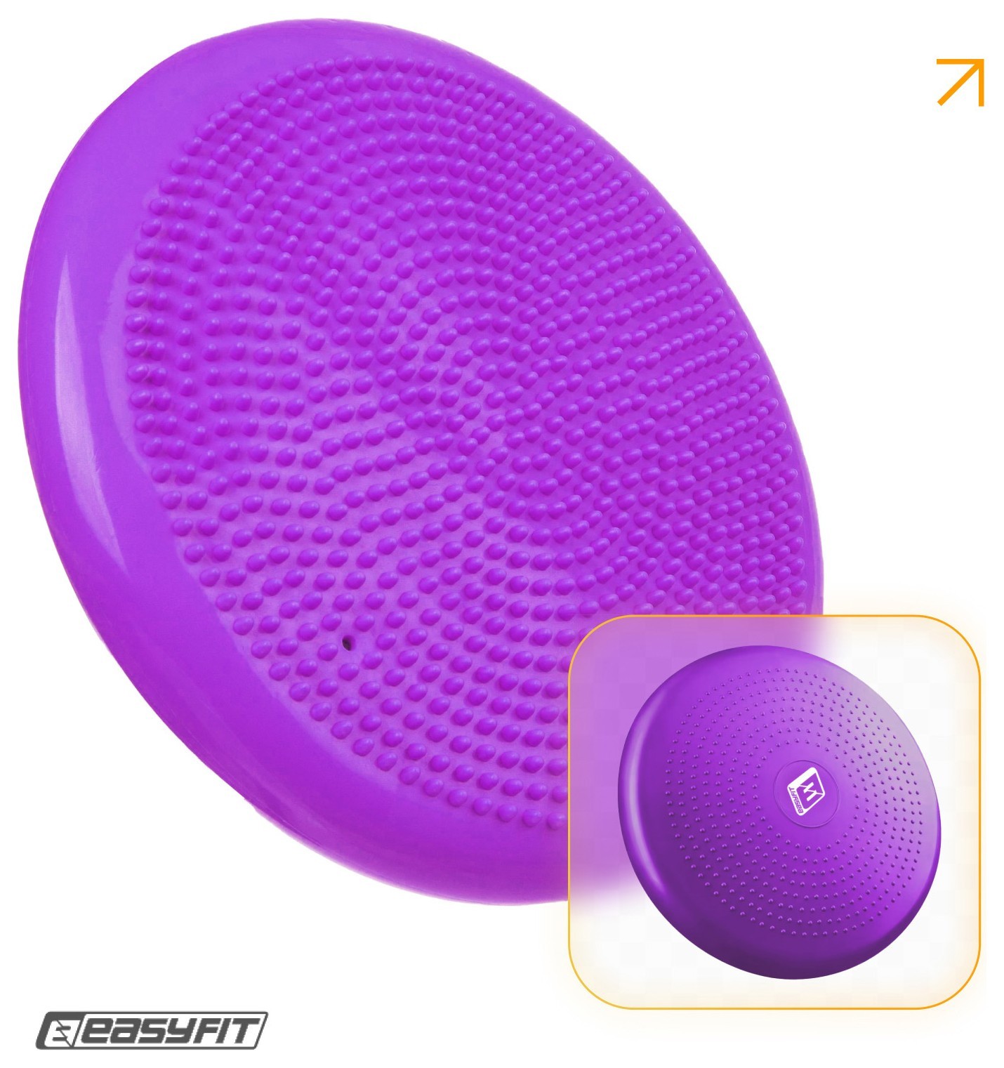 Балансувальна масажна подушка EasyFit фіолетова EFIT_EF-1840-V