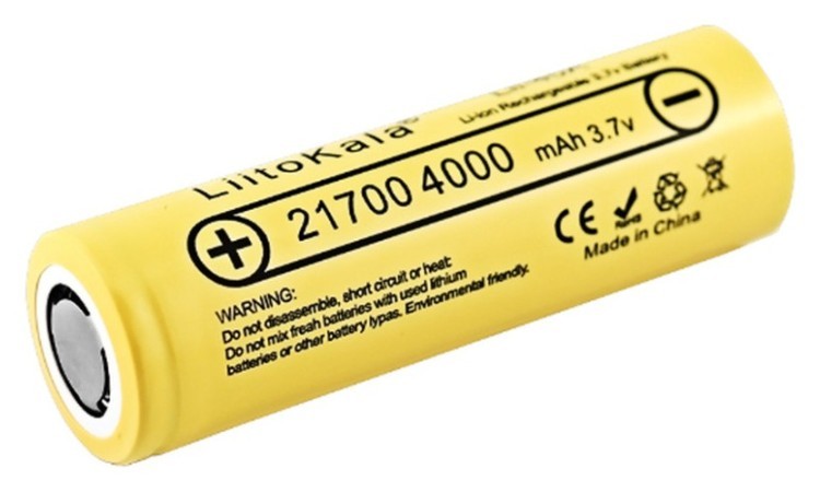 Аккумулятор LiitoKala Lii-40A 21700 4000mah battery FNR_Lii-40A