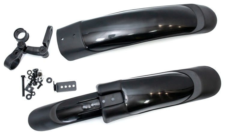 Крылья 24"-26" пластик универс. черн. FSK-BH-414 комплект MUD-368