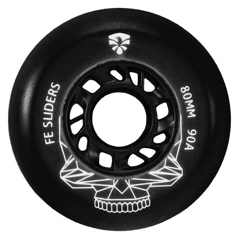 Колеса для роликів Flying Eagle Sliders 90A 4 шт чорні ROL_11337_3