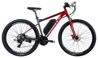 Велосипед з електроприводом 29" AL Formula eF-1 DD CS рама-18,5" 48B 12.5А*г 500Вт червоно-сріблястий 2026