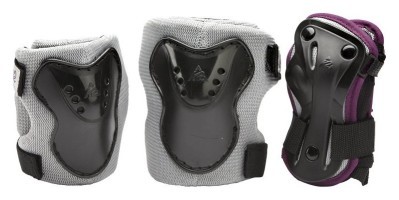 Захисний комплект для роликових ковзанів K2 CHARM PRO JR PAD SET Black/white (3041700)
