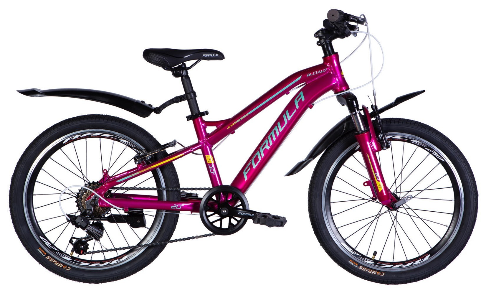 Велосипед AL 20" Formula BLACKWOOD Vbr FR рама-11" малиновый 2026 OPS-FR-20-106