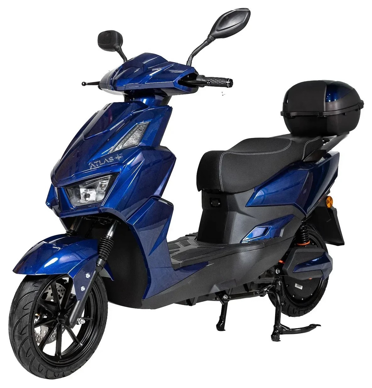 Електроскутер ATLAS Tiger Box Plus 2000W Cyan Blue TOK_3122