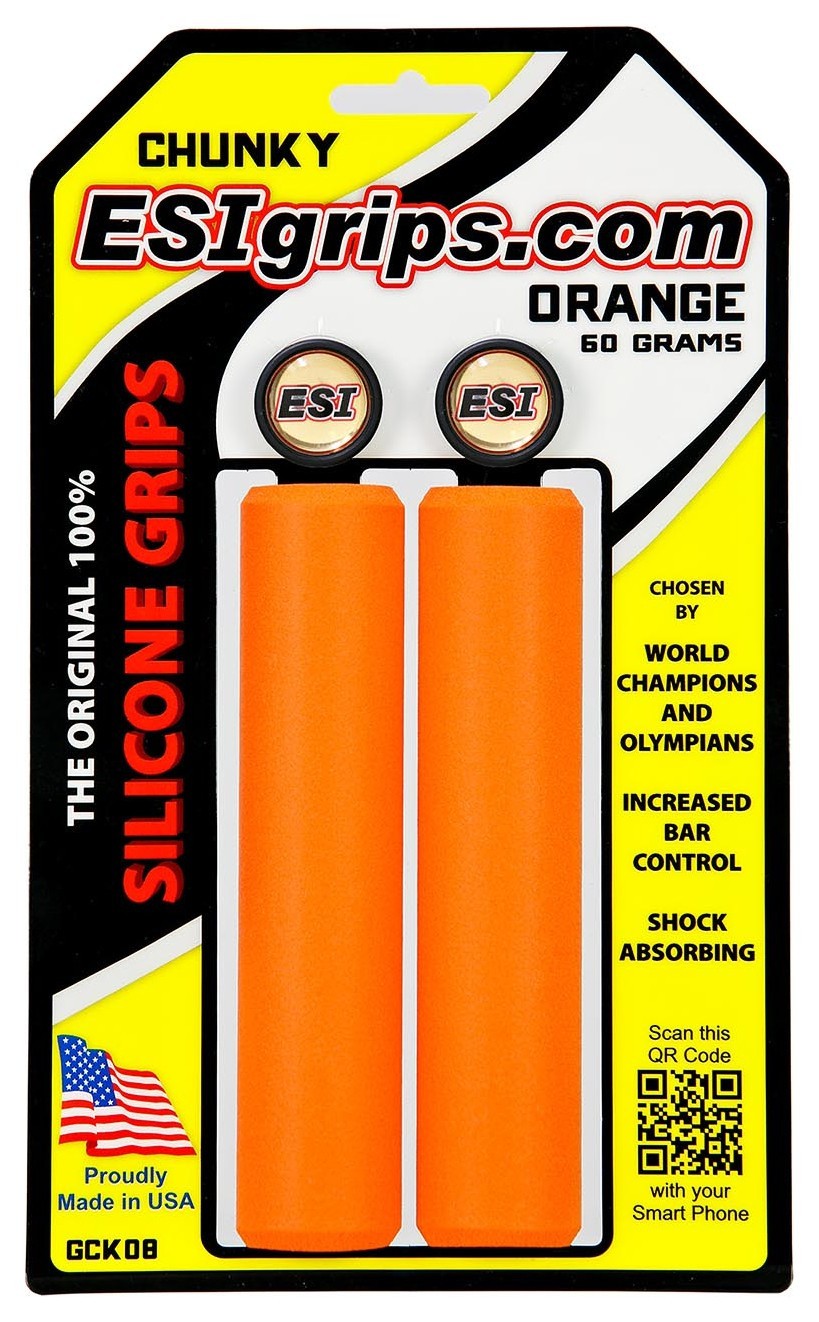 Грипсы ESI Chunky Orange (оранжевые) OBOD_GCKO8