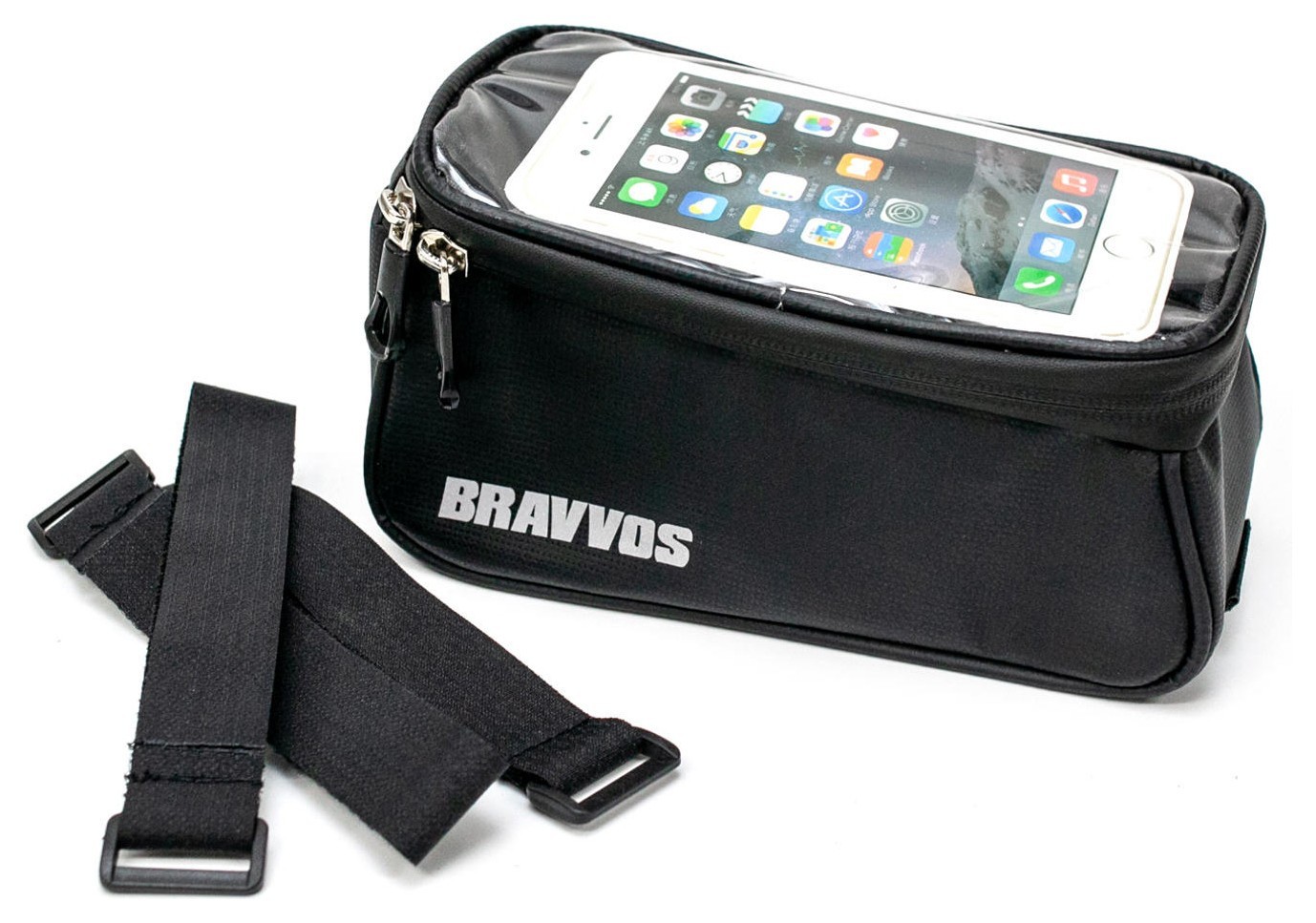 Велосумка на раму 90х150 см BRAVVOS CT-003 чорний AM (брендоване пакування) BIB-020