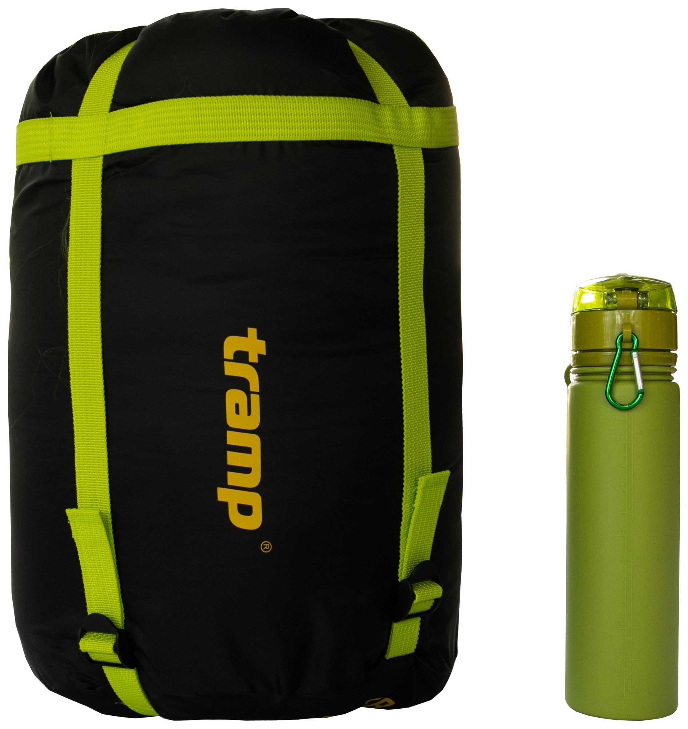 Спальний мішок Tramp Rover Compact кокон лівий olive/grey 185/80-55 UTRS-052С 