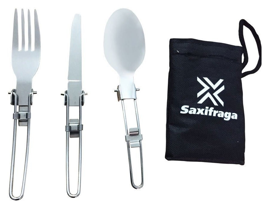 Прилади столові для туризму комплект Saxifraga TOURIST Grey (SCF17U1L) RCH_14547