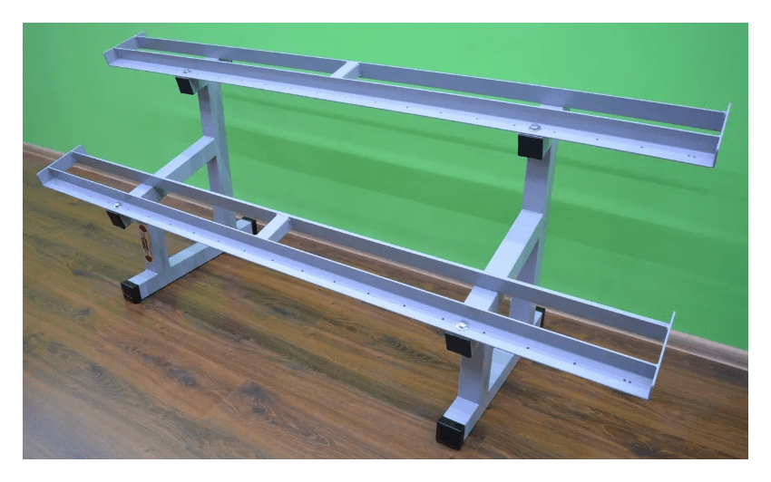 Стеллаж для гантелей (2 яруса по 2 метра) RNS_ПС-29.1