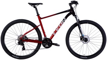 Велосипед AL 29" Leon TN 100 HDD рама-21" чорний з червоним 2025