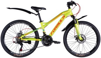 Велосипед AL 24" Formula BLACKWOOD 1.0 DD FR рама-12,5" зелено-червоний 2025