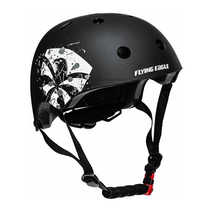 Шлем для роликов детский Flying Eagle Zeus Черный 5825272
