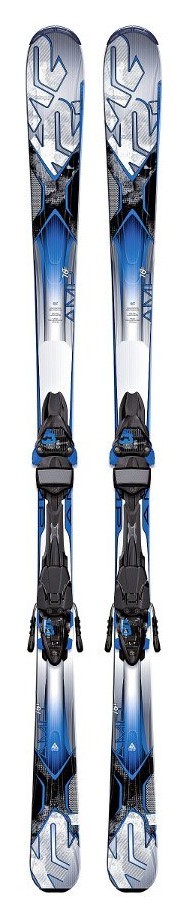 Ліжі гірські комплект K2 AMP 76 TI M3 12+MOD 10.0 M3 156см Grey/blue (1030007.140.1+1031011.140.1) H RCH_16251