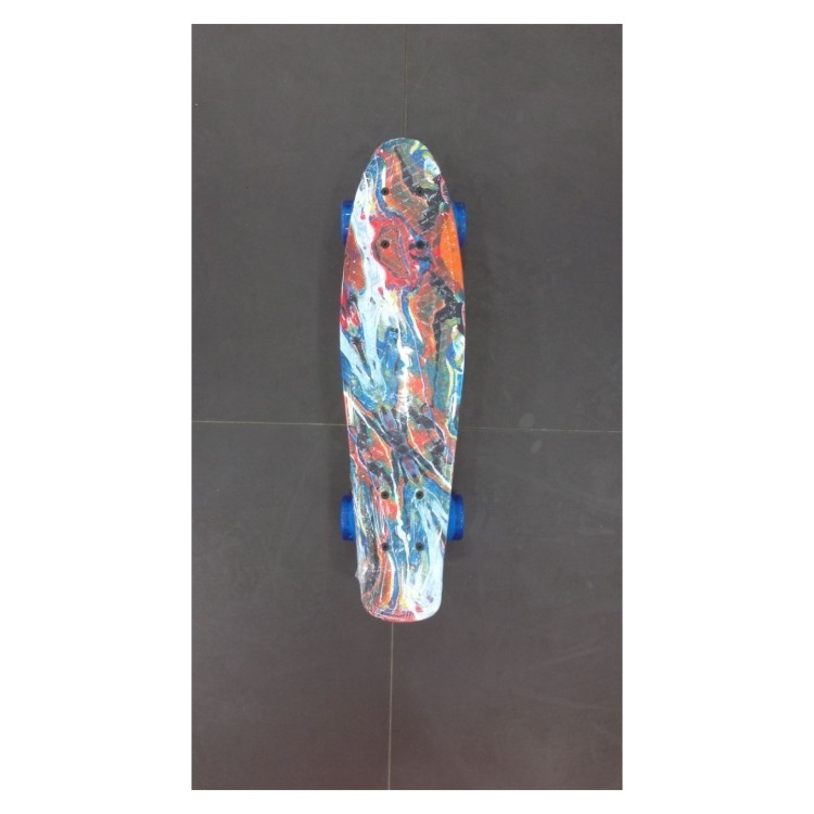 Пенниборд Amigo Sport Bora Flach абстракция цветные волны 1250841