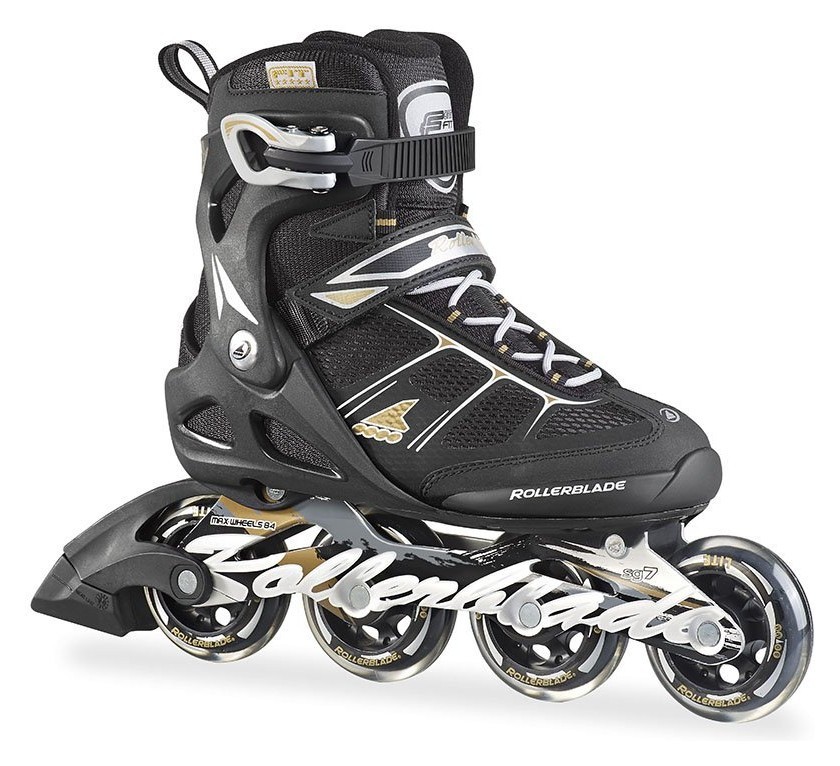 Роликові коньки для дорослих Rollerblade MACROBLADE 80 W 35 (5US) 220мм Black/gold (07502300 944) RCH_11100
