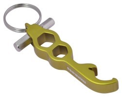 Munkees 3413 брелок-відкривачка Hex Tool green