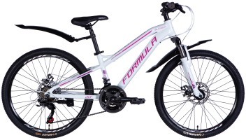 Велосипед AL 24" Formula BLACKWOOD 1.0 DD FR рама-12,5" біло-рожевий 2025