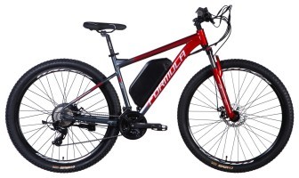 Велосипед з електроприводом 29" AL Formula eF-1 DD CS рама-18,5" 48B 17.5А*г 500Вт червоно-сріблястий 2026
