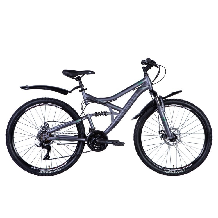 Велосипед ST 26" Discovery CANYON AM DD рама- " с крылом Pl 2024 (сірий (м)) OPS-DIS-26-607