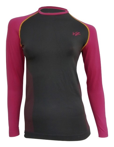 Термобелье для взрослых: женская кофта K2 ALL TERRAIN WOMEN SHIRT M, L Black/rosebud (70058) RCH_12272