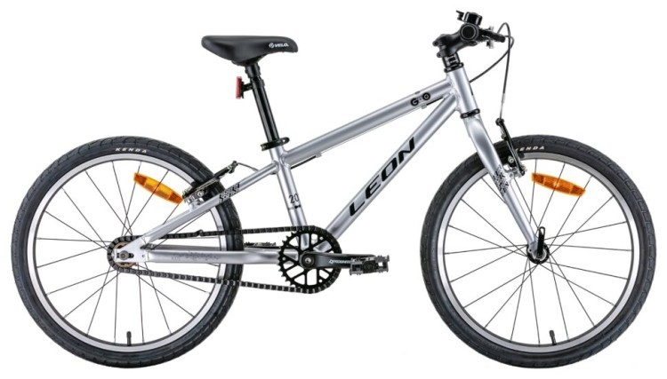 Велосипед 20" Leon GO Vbr 2022 (серый с черным) OPS-LN-20-005