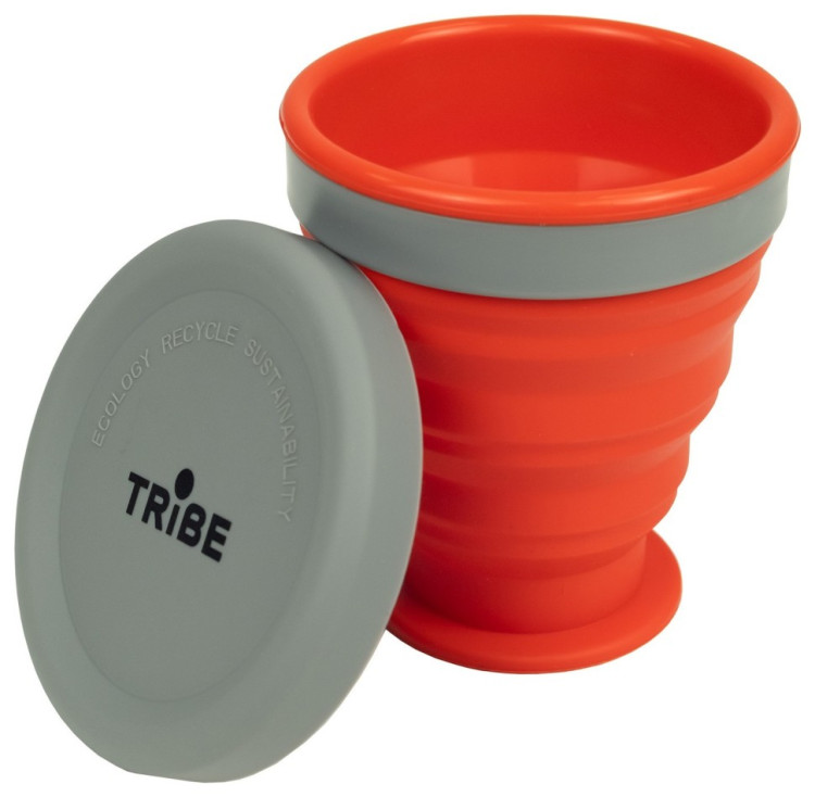 Стакан складаний силиконовий Tribe T-FF-0001 T-FF-0001-terracota