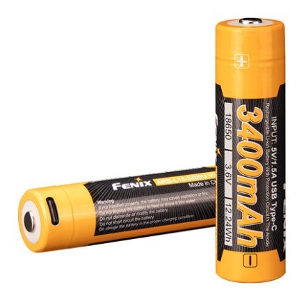 Акумулятор 18650 Fenix (3400 mAh) Type-C V3.0 FNR_ARB-L18-3400U-V30