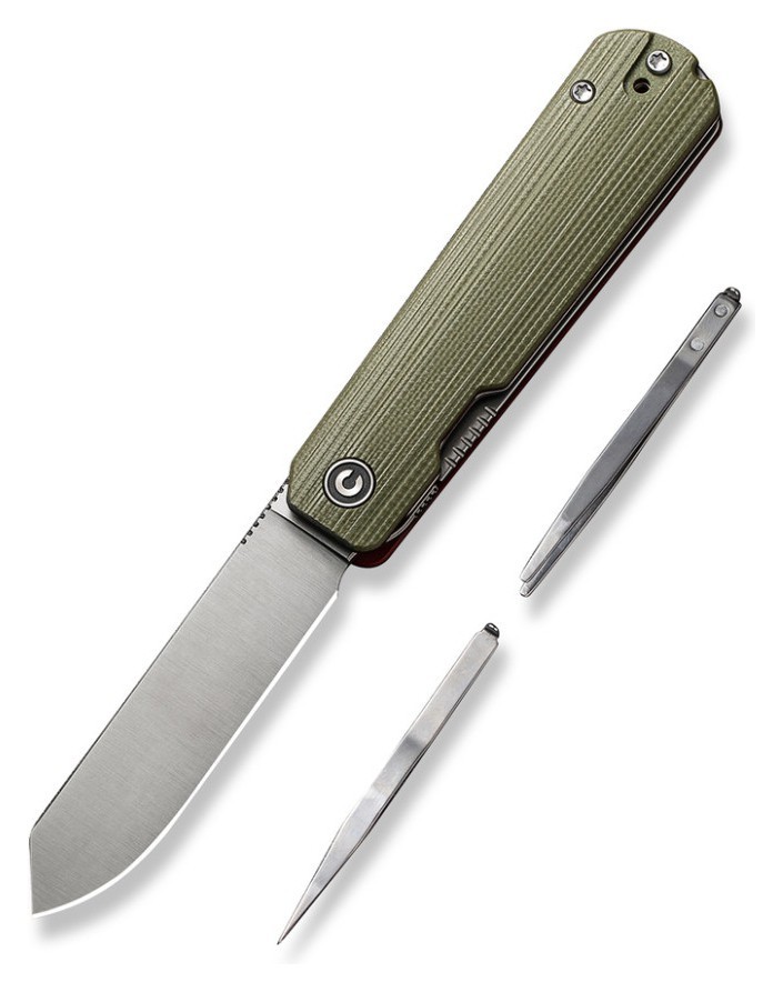 Ніж складаний Civivi Sendy Milled Green/Red C21004B-1 FNR_C21004B-1