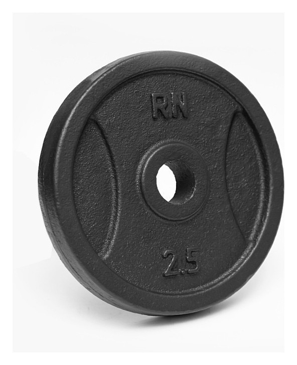 Металлический блинчик (диск) RN-Sport 2,5 кг под гриф Ø25мм для гантели (штанги) RNS_RN_quatro2,5