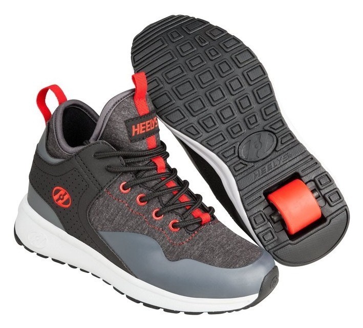 Роликовые кроссовки Heelys Piper Серо-оранжевые - 31 размер (100412)  100412
