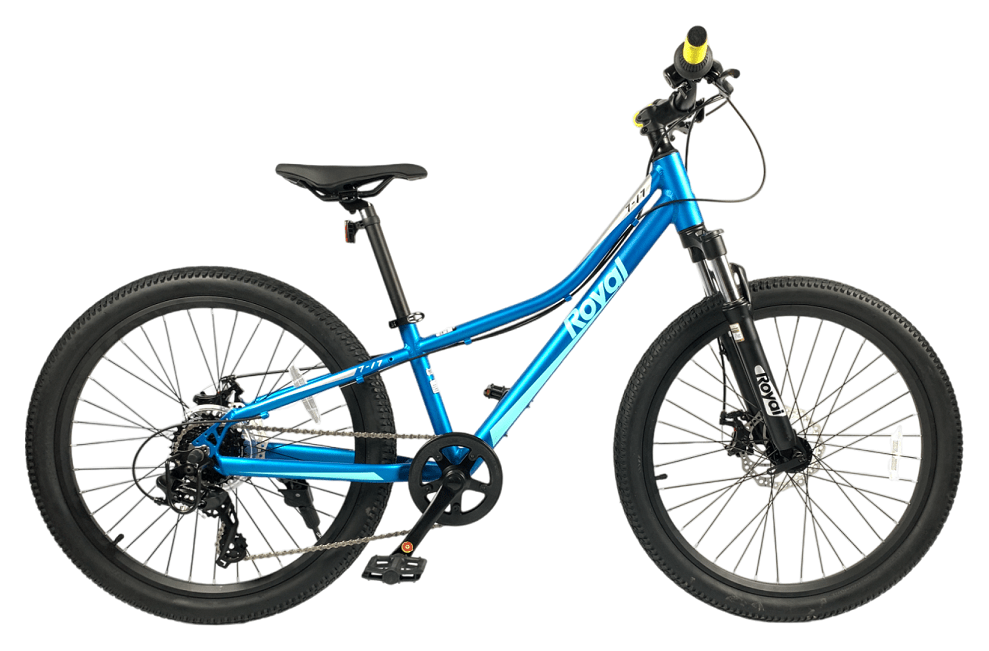 Велосипед RoyalBaby Royal 7-17 24", OFFICIAL UA, синій RB24-37-blue