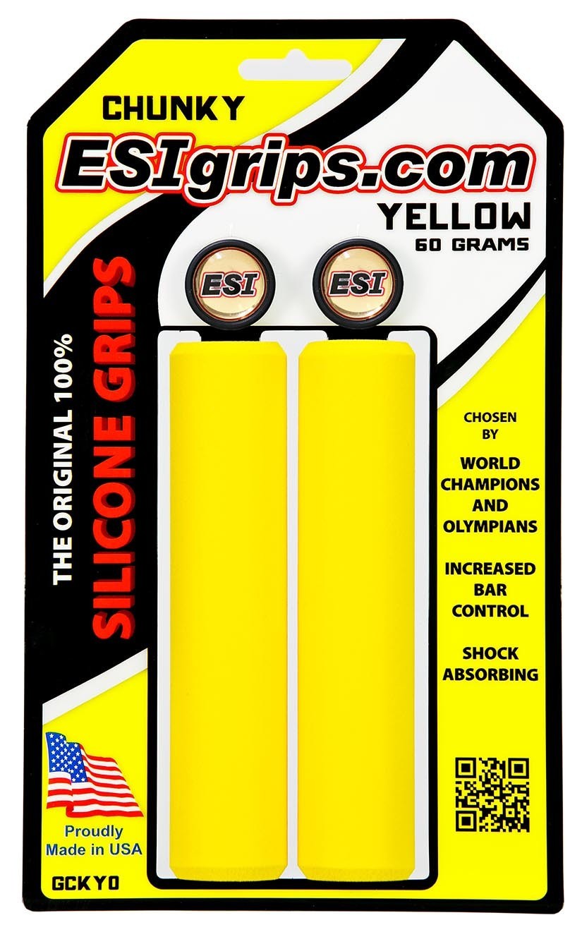 Грипсы ESI Chunky Yellow (желтые) OBOD_GCKY0