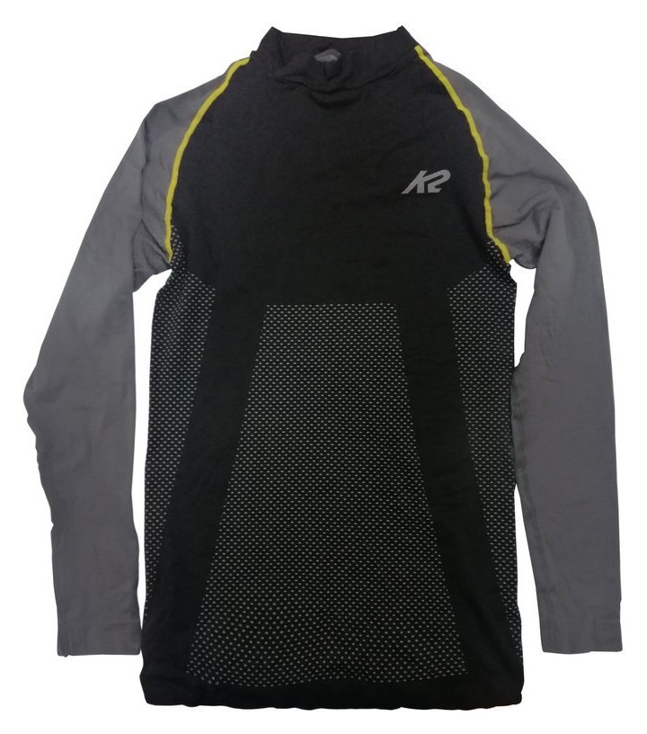 Термобілизна для дорослих: чоловіча кофта K2 ALL TERRAIN MEN SHIRT MAN XL, XXL Black/grey (70056) RCH_12271