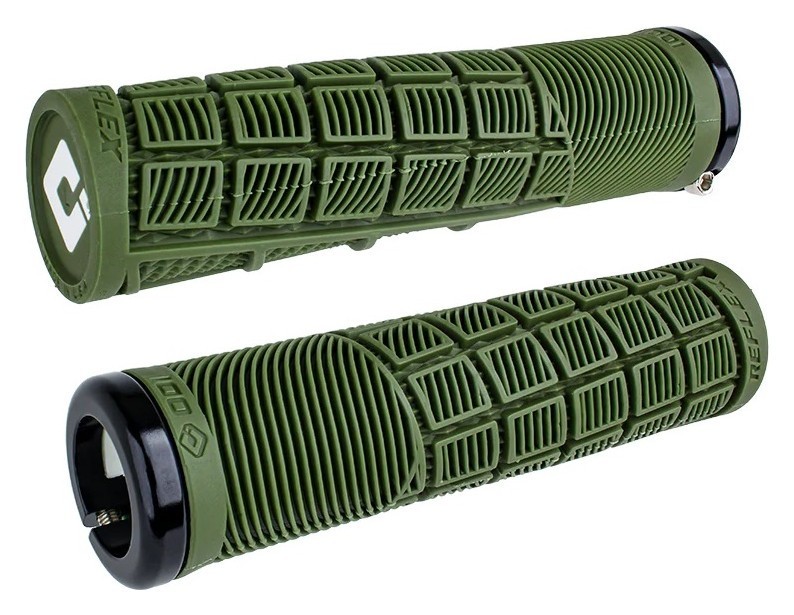 Грипси ODI Reflex v2.1 Lock-On MTB Closed End 135mm Army Green OBOD_D33RXAG-B