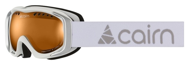 Маска Cairn Booster Photochromic Jr mat white-silver 0580098-2101