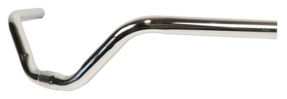 Кермо Сталь 25.4мм L 530 мм підйом - 120мм срiблястий