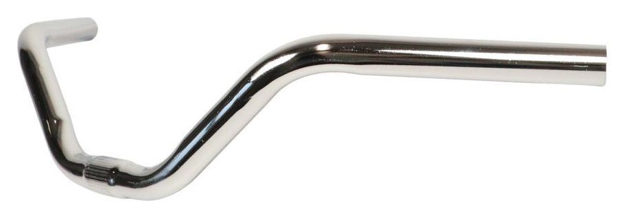 Кермо Сталь 25.4мм L 530 мм підйом - 120мм срiблястий HBA-277