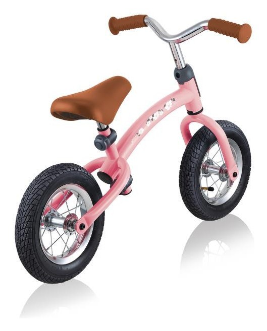 Биговел (самокат) GLOBBER серии GO BIKE AIR, пастельный розовый, до 20кг, 3+, 2 цв. 247мм DWT_615-210