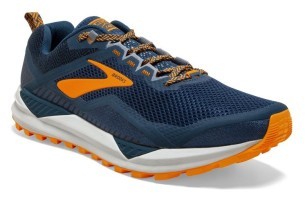 Кроссовки мужские Brooks CASCADIA 14 M 44.5 (10.5US) Poseidon/orange/grey (1103101D489)