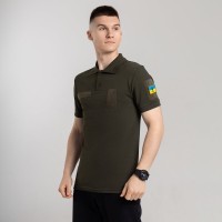 Легке тактичне літнє чоловіче хакі поло Pobedov Royal Військове