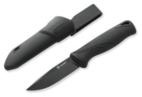 Ніж Ganzo G807BW-BK чорний з чохлом