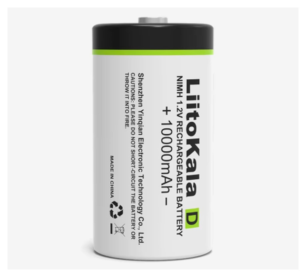 Аккумулятор LiitoKala D на 10000мАч 1.2V FNR_D10000