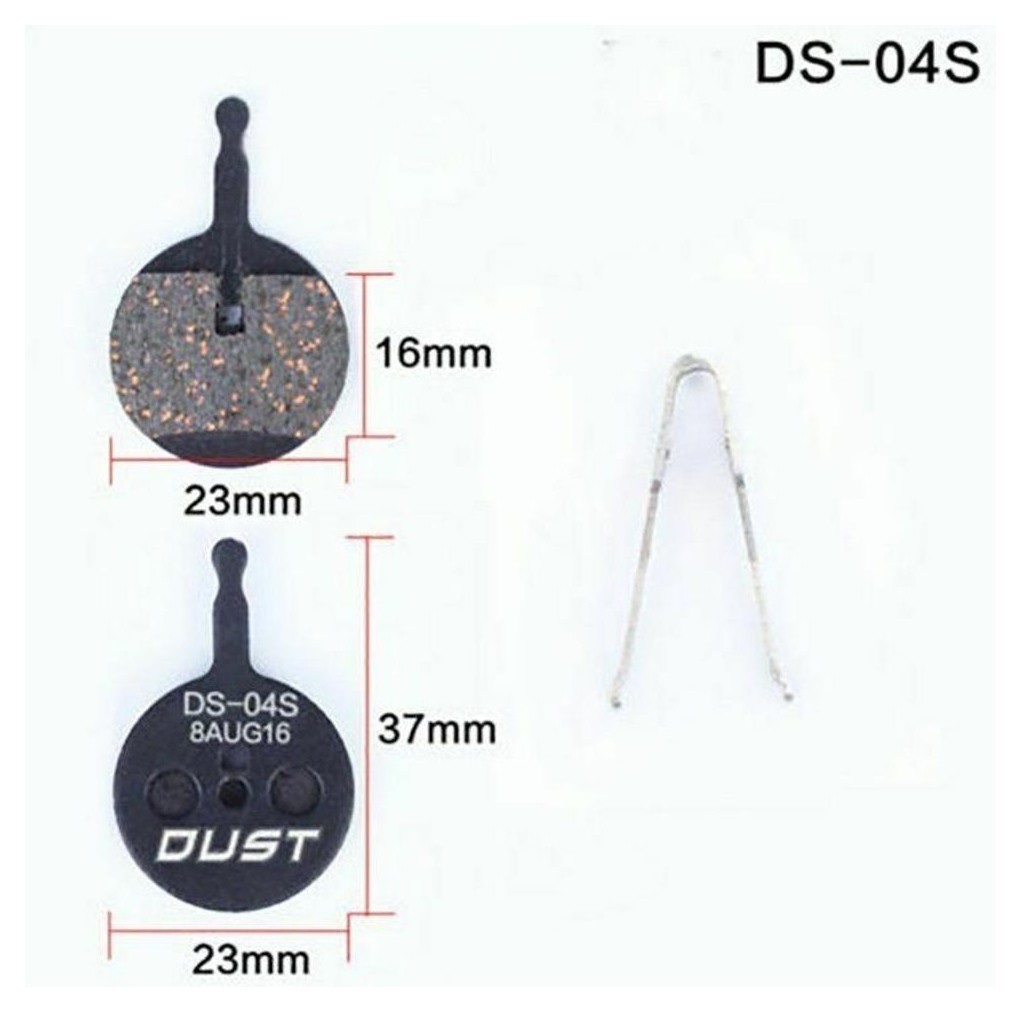 Колодки тормозные disc Полуметалл DUST DS-04S AVID BB5 AM (брендированная упаковка) BRS-018