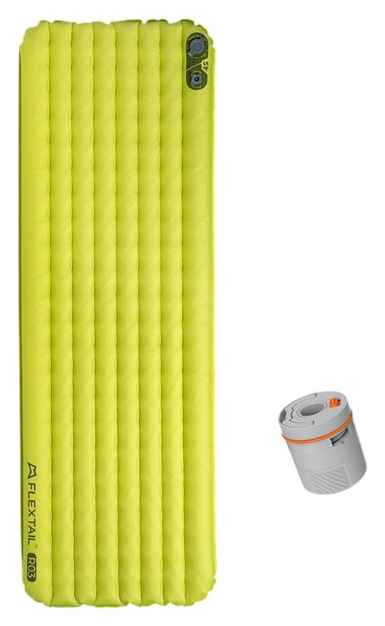 Килимок самонадувний Flextail Tiny Slleeping Pad, R03 AVS, розмір L (196 х 65 х 7 см), зелений FNR_6975755966632
