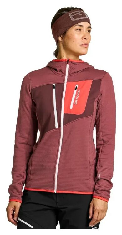 Флісова кофта Ortovox Fleece Grid Hoody Wmn GRG_025.001.1151